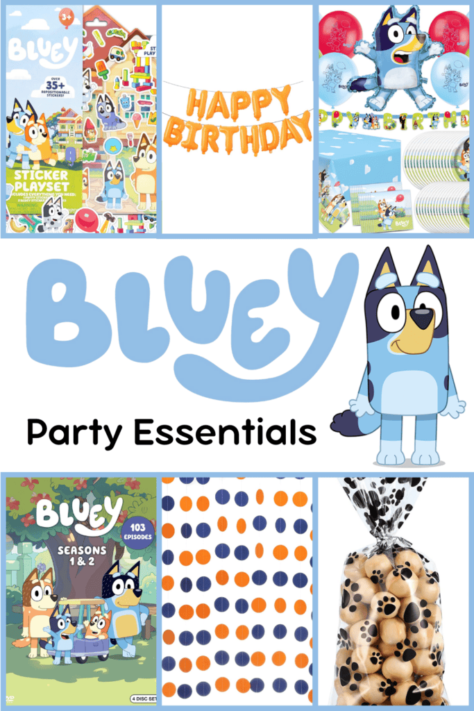 Bluey Birthday Party Essentials From Amazon