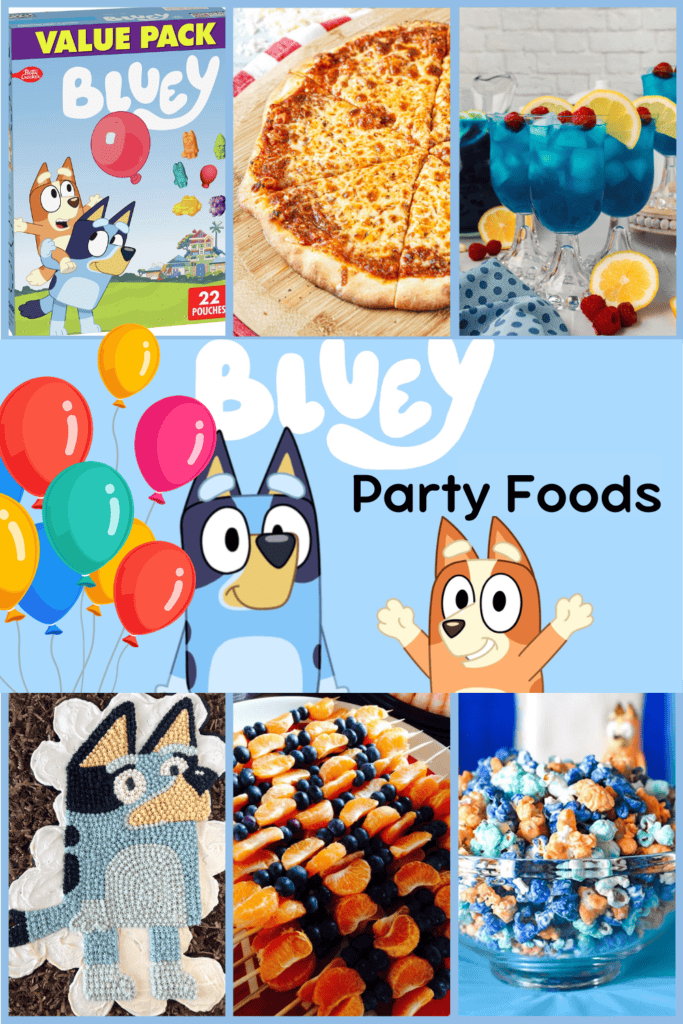 Bluey Birthday Party Themed Foods