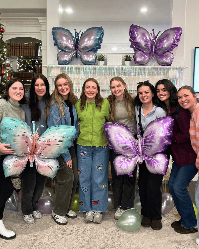 "A Lifetime of Butterflies" bachelorette party ideas