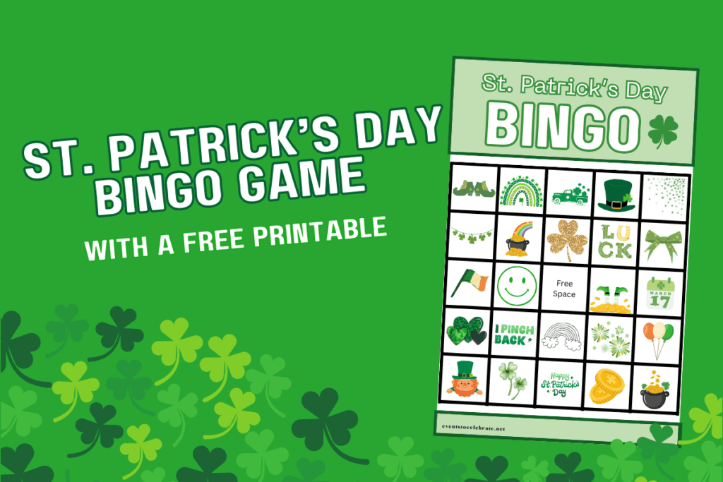 St. Patrick's Day Bingo Printable Cover