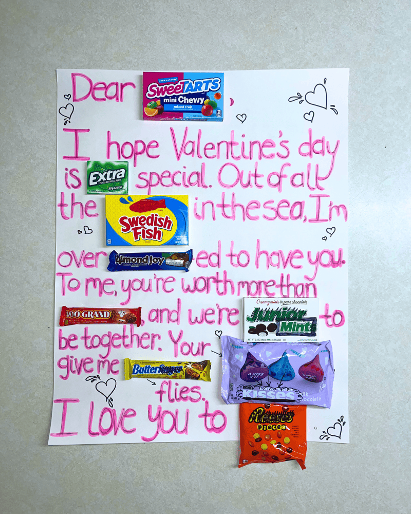 Valentine's Day Candy Poster