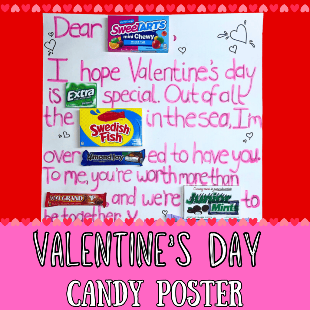 Valentine's Day Candy Poster - mini