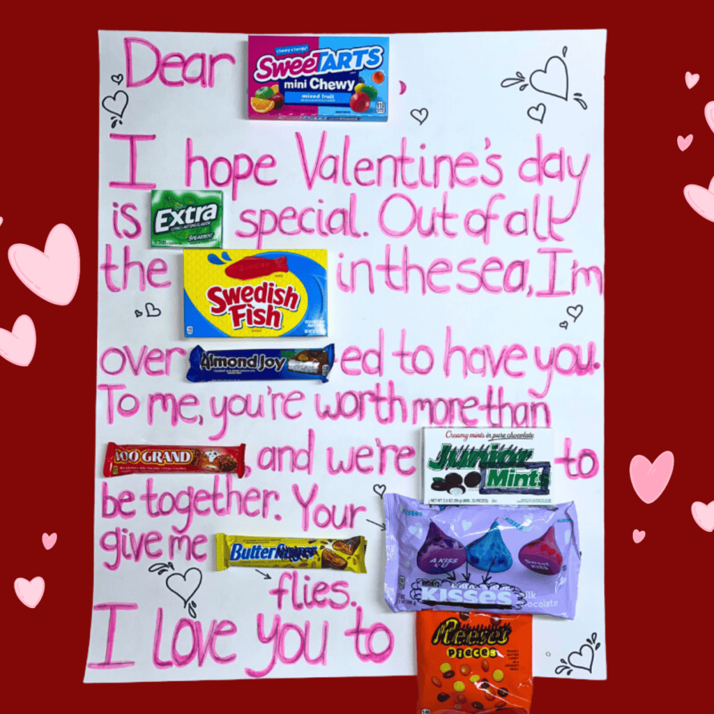 Valentine's Day Candy Poster - mini