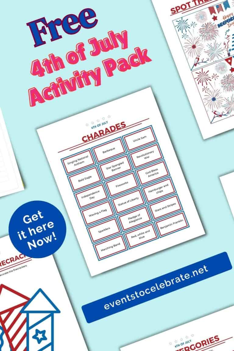 FREE 4th of July Activity Pack— Something For Everyone!