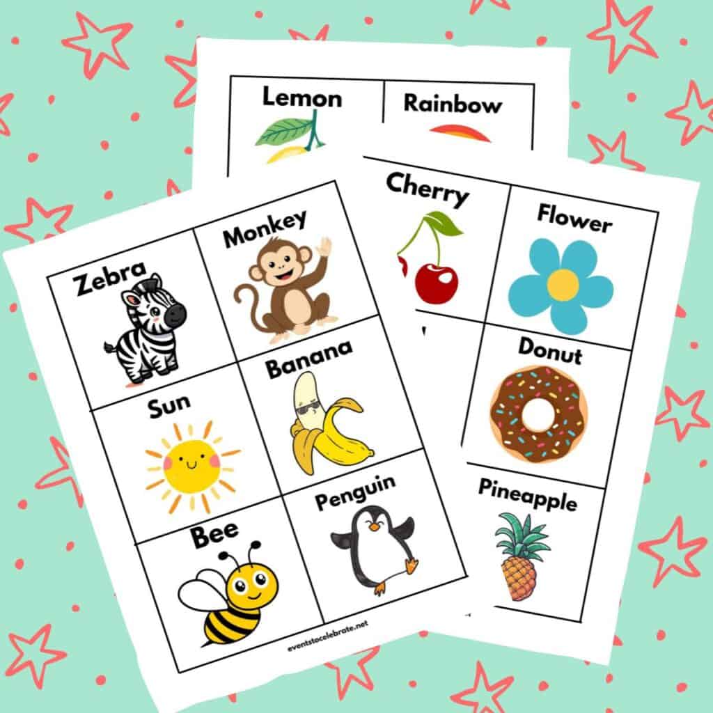 Free headbands game showing all three pages of of the free download