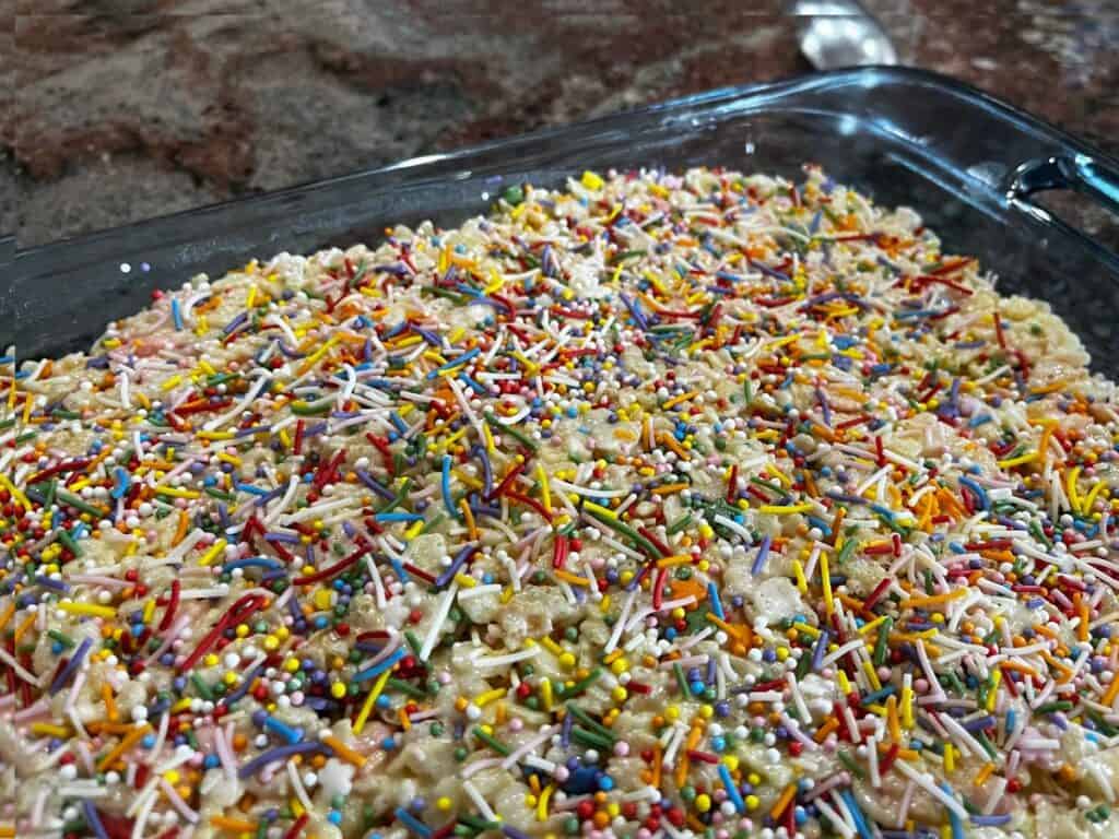 unicorn Rice Krispie treats